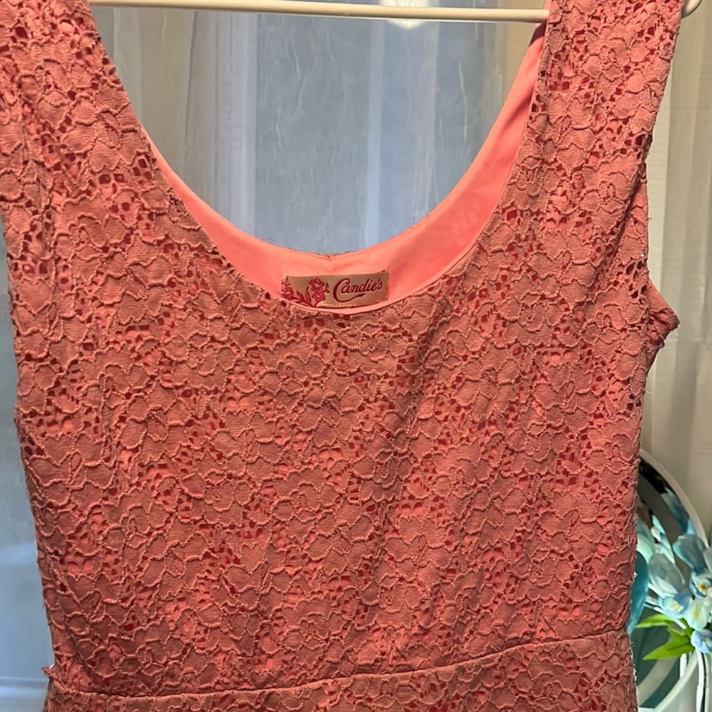 A Pink Floral Dress